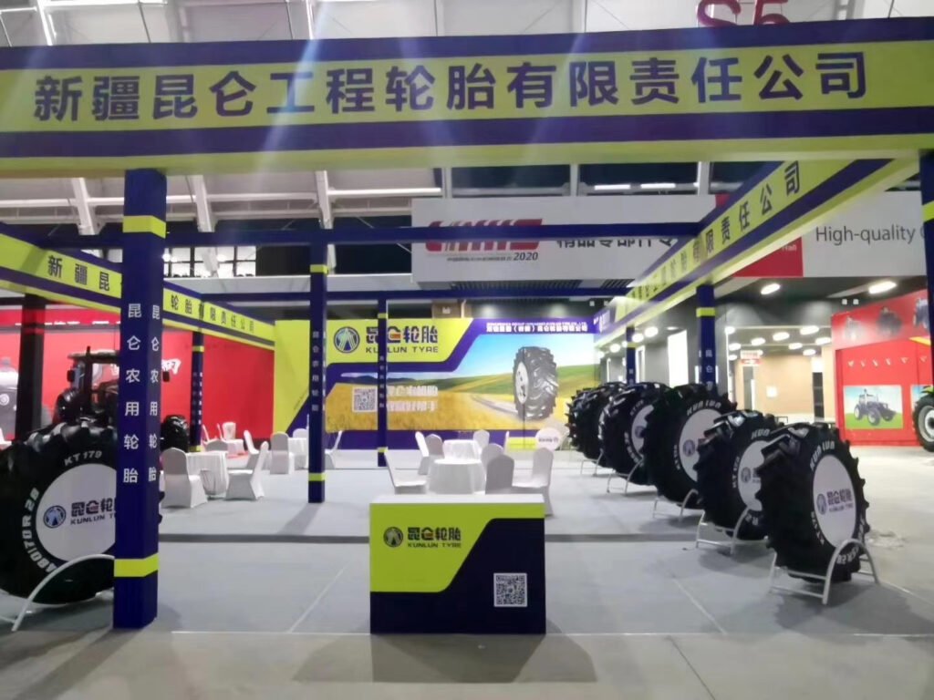 Kunlun Attended Agricultural Machinery Exhibition with Agricultural Radial Tires