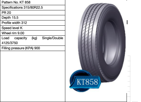 315 80r22 5 tyres